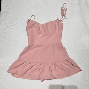 Amanda Uprichard Pink Mini Dress